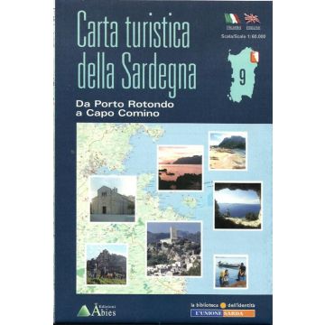 Wanderkarte Sardegna 9 Da Porto Rotondo a Capo Comino 1:60 000 / Abies