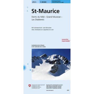272 S St. Maurice Carte de randonnée à ski 1:50 000