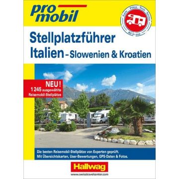 Campingführer Stellplatzführer Italien Slowenien Kroatien / Promobil