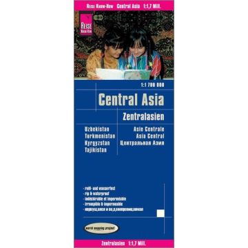 Carte routière Asie centrale 1:1 700 000 / Reise Know-How
