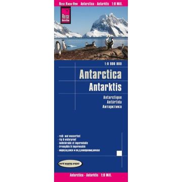 Carte routière Antarctique 1:8 Mio. / Reise Know-How
