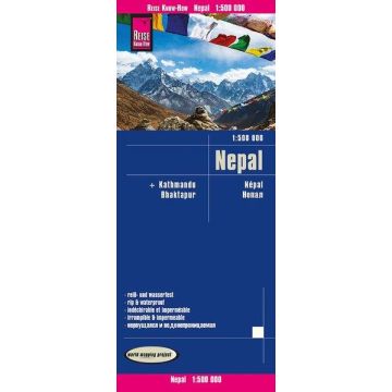 Strassenkarte Nepal 1:500 000 / Reise Know-How