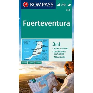 Wanderkarte Kompass 240 Fuerteventura 1:50 000