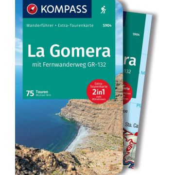 Wanderführer La Gomera mit Wanderkarte / Kompass
