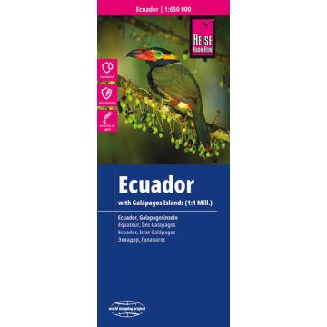 Strassenkarte Ecuador und Galapagos 1: 650 000 / 1:1 Mio. / Reise Know-How