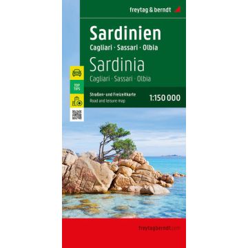 Strassenkarte Sardinien 1:150 000 / Freytag & Berndt