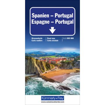 Strassenkarte Spanien Portugal 1:1 Mio. / Kümmerly & Frey