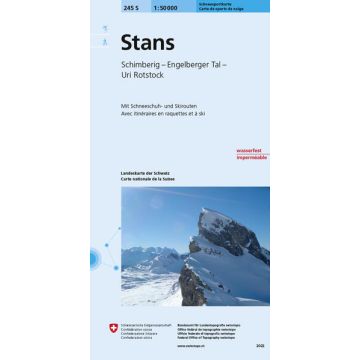 245 S Stans Skitourenkarte 1:50 000 