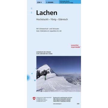 236 S Lachen Carte de randonnée à ski 1:50 000