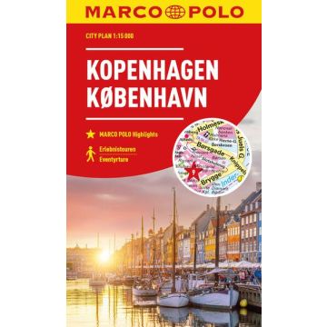 Stadtplan Kopenhagen 1:15 000 / Marco Polo City Map