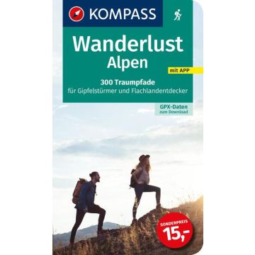 Wanderführer Wanderlust Alpen / Kompass