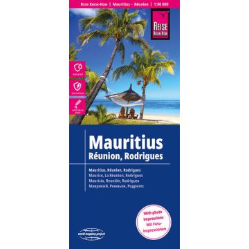 Strassenkarte Mauritius Réunion 1:90 000 / Reise Know-How