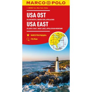 Strassenkarte USA Ost 1:2 Mio. / Marco Polo