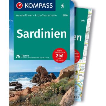 Wanderführer Sardinien mit Wanderkarte / Kompass