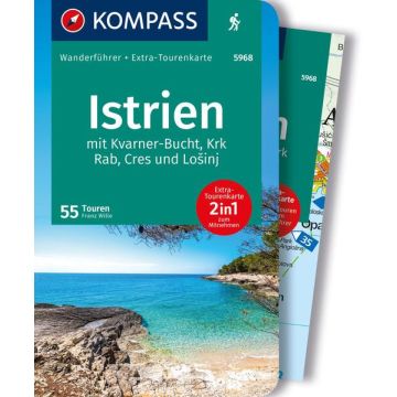 Wanderführer Istrien mit Tourenkarte / Kompass 