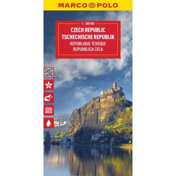Strassenkarte Tschechische Republik 1:350 000 / Marco Polo