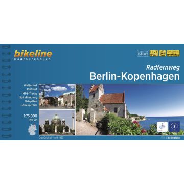 Veloführer Berlin Kopenhagen Radfernweg Bikeline /Esterbauer
