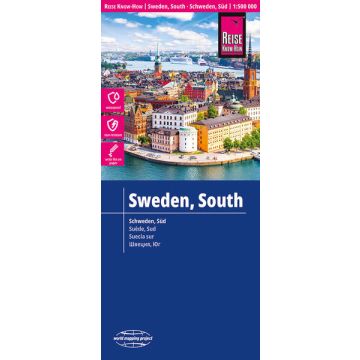 Strassenkarte Schweden Süd 1:500 000 / Reise Know-How
