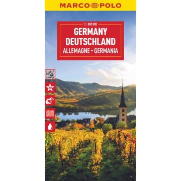 Strassenkarte Deutschland 1:800 000 / Marco Polo