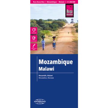 Strassenkarte Mosambik Malawi 1:1 200 000 / Reise Know-How