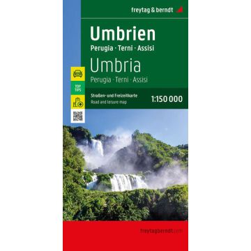 Strassenkarte Umbrien 1:150 000 / Freytag & Berndt