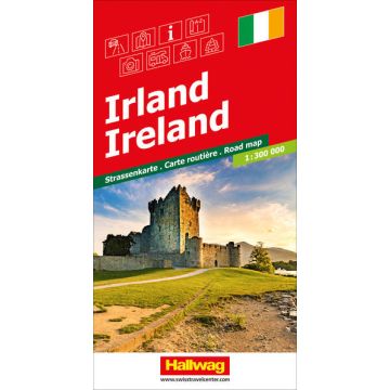 Strassenkarte Irland 1:300 000 / Hallwag