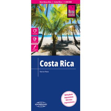 Strassenkarte Costa Rica 1: 300 000 / Reise Know How