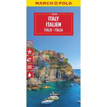 Strassenkarte Italien 1:850 000 / Marco Polo