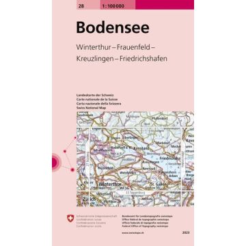 28 Bodensee 1:100 000 / Swisstopo