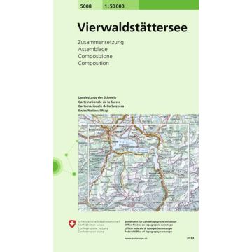 5008 Vierwaldstättersee 1:50 000 / Swisstopo