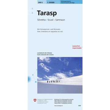 249 S Tarasp Skitourenkarte 1:50 000 