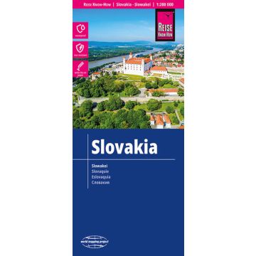 Strassenkarte Slowakei 1:280 000 / Reise Know-How