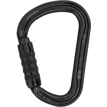 Mousqueton Petzl William Triact-Lock noir