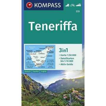 Wanderkarte Kompass 233 Teneriffa 1:50 000 