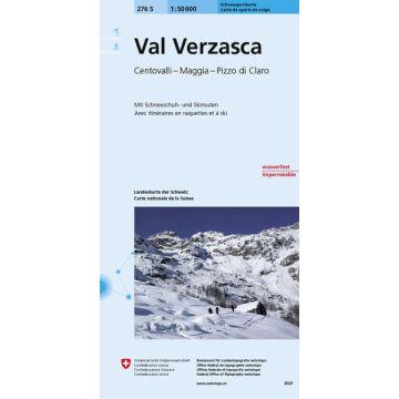 276 S Val Verzasca Skitourenkarte 1:50 000 
