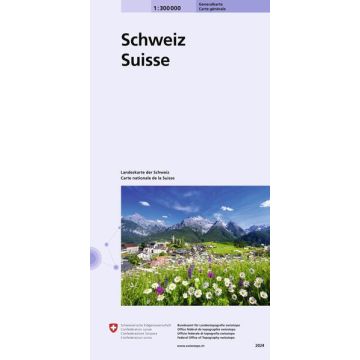 Generalkarte Schweiz 1:300 000 / Swisstopo