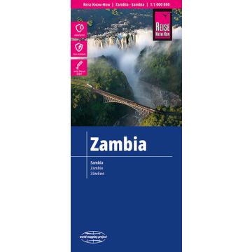 Strassenkarte Sambia 1:1 Mio. / Reise Know-How
