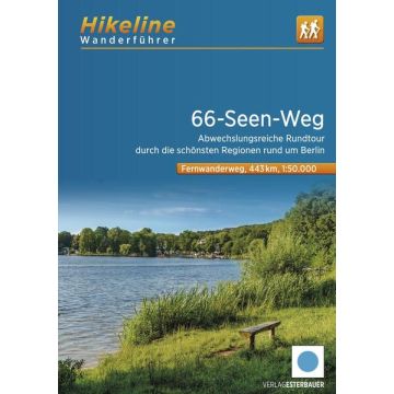 Wanderführer Fernwanderweg 66 Seen Weg Hikeline / Esterbauer
