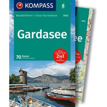 Wanderführer Gardasee mit Wanderkarte / Kompass
