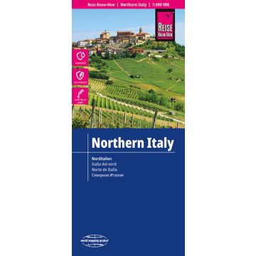 Carte routière Italie Nord 1:400 000 / Reise Know-How