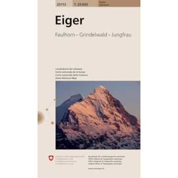 25113 Eiger 1:25 000 / Swisstopo (Sommets)