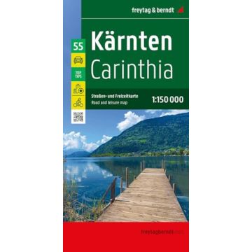 Strassenkarte Kärnten 1:150 000 / Freytag & Berndt