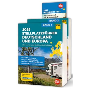 ADAC Stellplatzführer Deutschland & Europa 2025 (2 Bände)