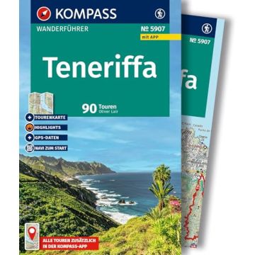 Wanderführer Teneriffa (mit Tourenkarte) / Kompass