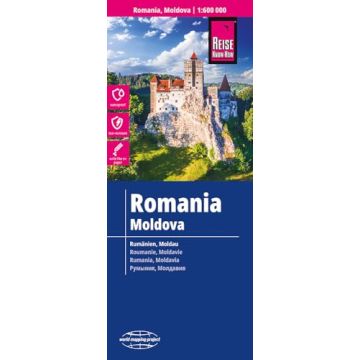 Strassenkarte Rumänien Moldau 1: 600 000 / Reise Know-How