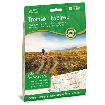Wanderkarte 3010 Tromso - Kvaloya 1:50 000 / Nordeca Topo 3000