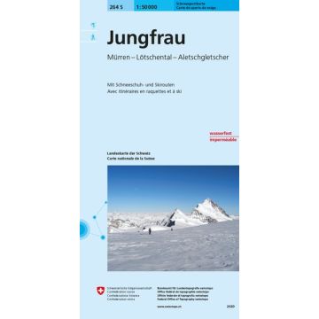 264 S Jungfrau Skitourenkarte 1:50 000 