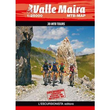 Mountainbikekarte Valle Maira 1:25 000 / L'Escursionista Editore