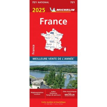 Strassenkarte Michelin 721 France 1:1 Mio. 