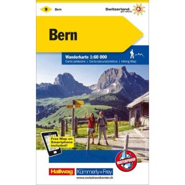 Wanderkarte 9 Bern 1:60 000 / Kümmerly & Frey
